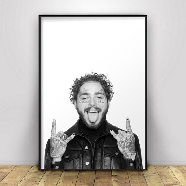Post Malone Poster, American Rapper, Post Malone Poster-image