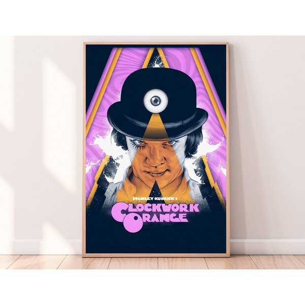 A Clockwork Orange 1971 Movie Film Poster |-image