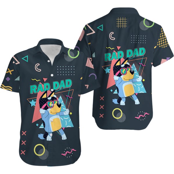 Blueydad Rad Dad Shirt, Blueydad Hawaiian Shirt-image