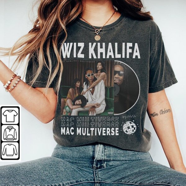 Wiz Khalifa Rap Shirt, Vintage The National The Good Trip Tour 2023-image