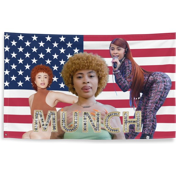Ice Spice America Flag Usa Munch Tapestry-image