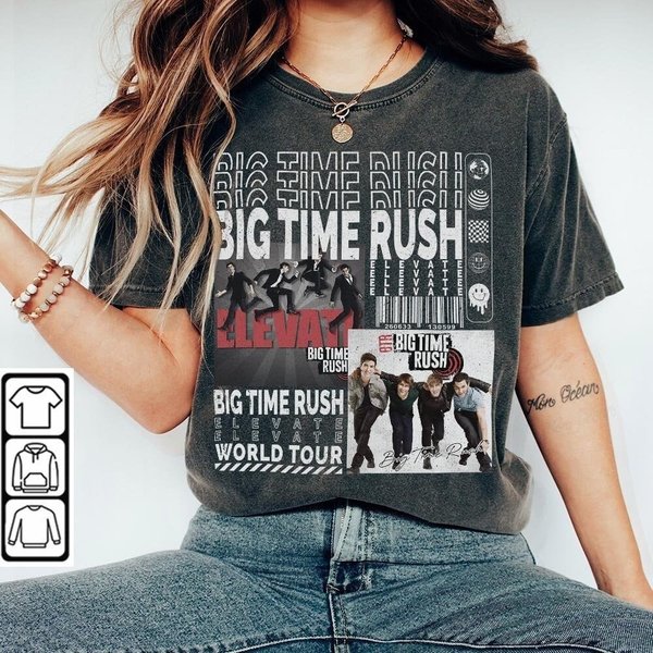 Big Time Rush Music Shirt, Merch Vintage Cant Get Enough Tour 2023 Tee-image