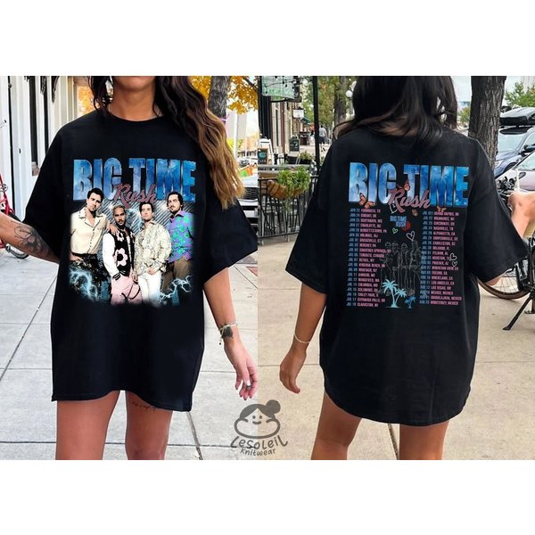 Big Time Rush Can't Get Enough Tour 2023 Shirt-image