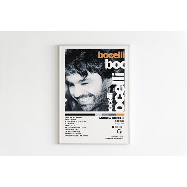 Andrea Bocelli - Bocelli Album Poster-image
