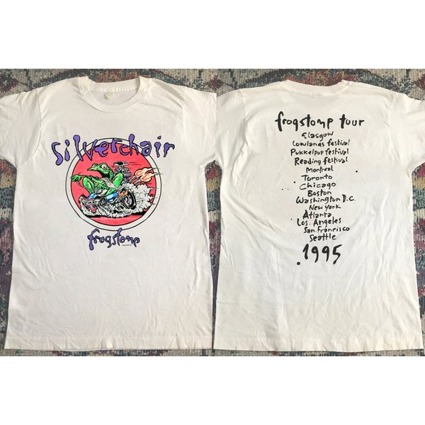Silverchair Frogstomp Tour 1995 T-Shirt, 90S Silverchair Rock Band Tour Concert Shirt-image