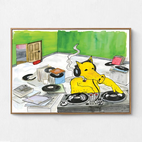 Cool Quasimoto Dj Poster-image