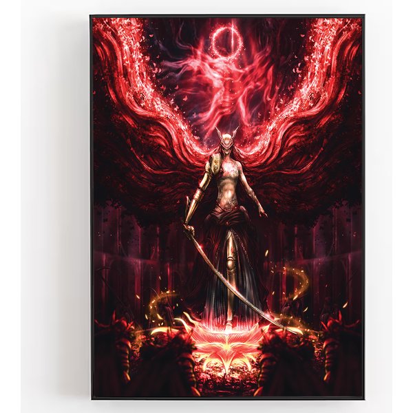 Malenia, Blade Of Miquella Poster By Ghonz Premium Matte Vertical Poster-image