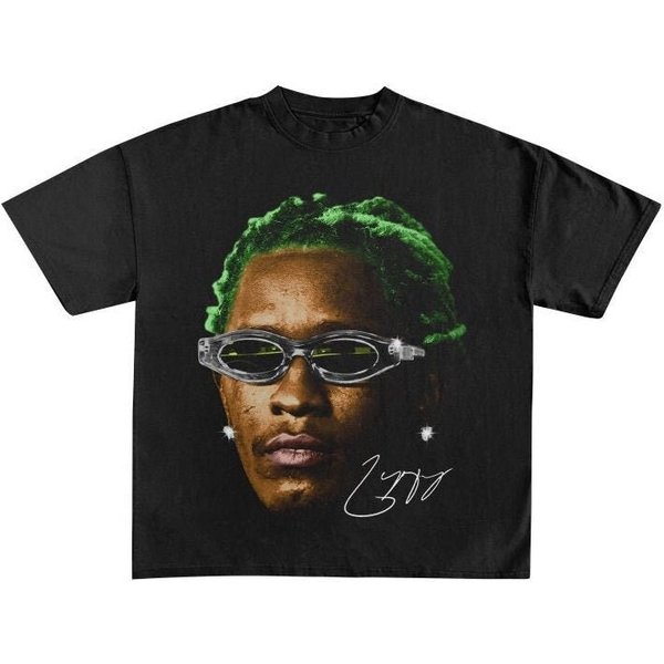Young Thug Tee, Concert Merch, Rare Hip Hop T-Shirt-image