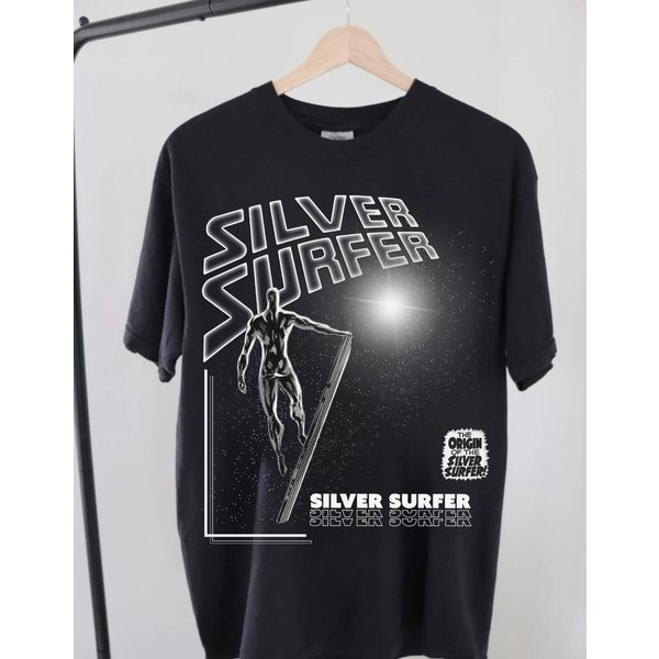Silver Surfer Vintage Shirt, Silver Surfer T-Shirt-image