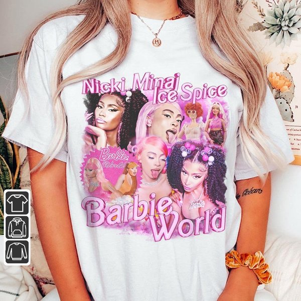 Nicki Minaj X Ice Spice Vintage Rap Shirt-image