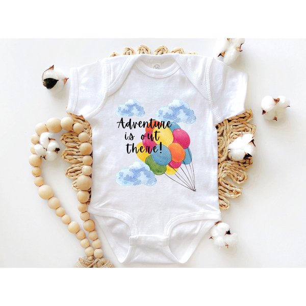 Adventure Is Out There Onesie, Up Movie Inspired Bodysuit, Cute Movie Onesie-image