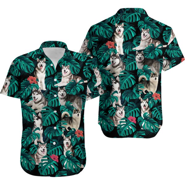 Husky Hawaii Shirt, Husky Shirts-image