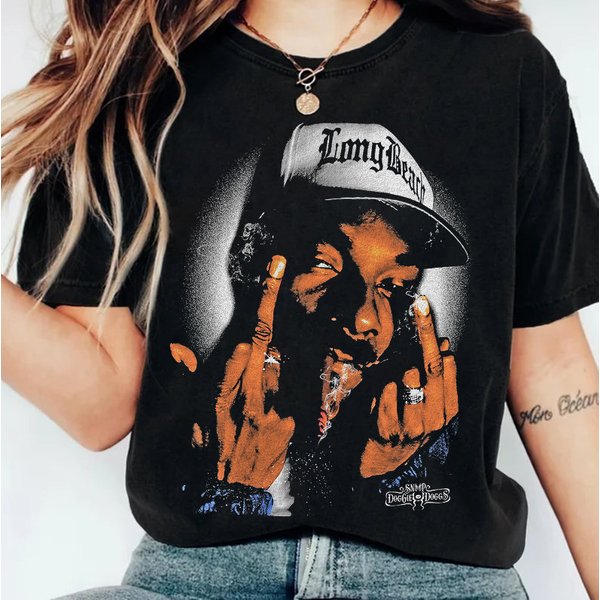 Vintage Style Snoop Dogg 90S T Shirt-image