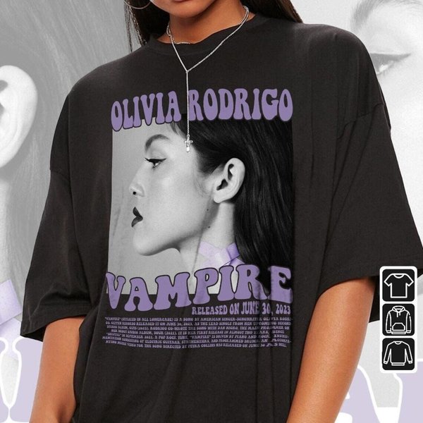 Vampire Olivia Rodrigo Guts Shirt, Olivia Rodrigo Shirt-image