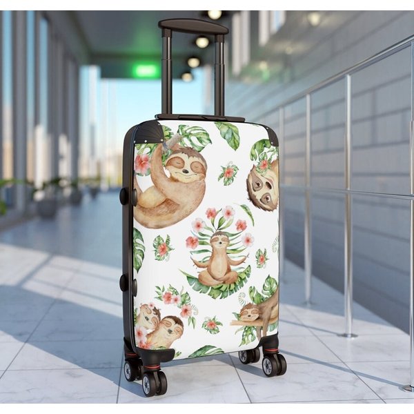 Sloth Carry On Suitcase Wheels, Kids Suitcase On Wheels-image
