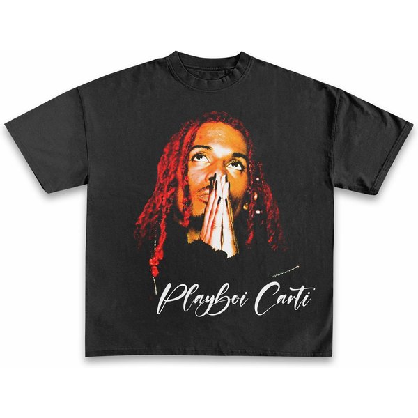 Playboi Carti T-Shirt | Rap Tee Concert Merch Whole Lotta Red Die Lit-image