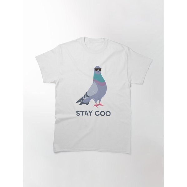 Stay Coo - Cool Pigeon | Classic T-Shirt-image