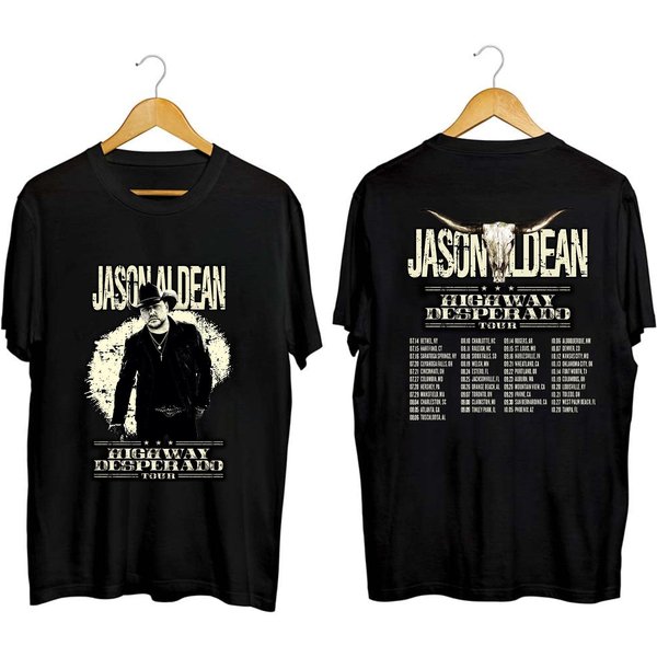 Jason Aldean Highway Desperado Tour 2023 Shirt, Jason Aldean Fan Shirt-image