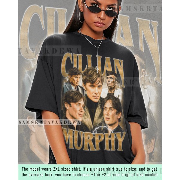 Limited Cillian Murphy Vintage T-Shirt-image