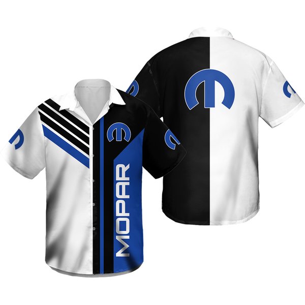 Mopar Hawaiian Shirt, Mopar Button Shirt-image