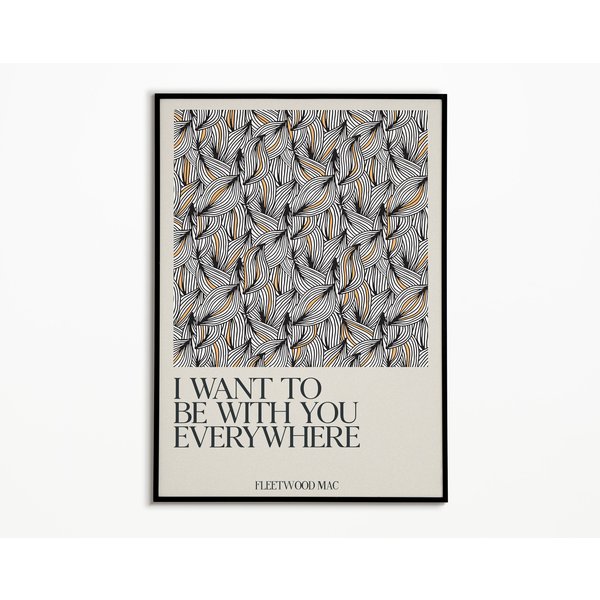 I Want To Be With You Everywhere Poster-image