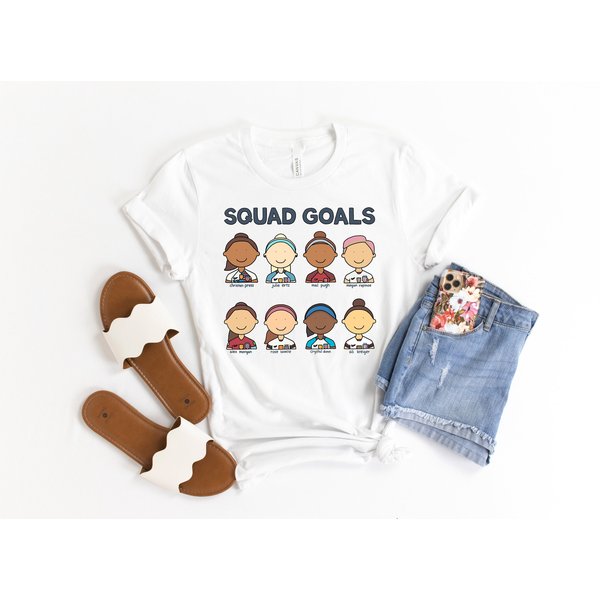 Uswnt World Cup Champions Squad Goals T-Shirt-image