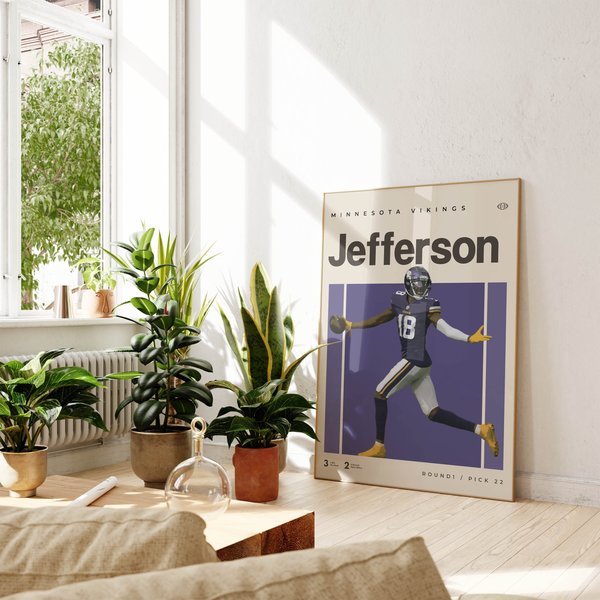 Justin Jefferson Inspired Poster-image