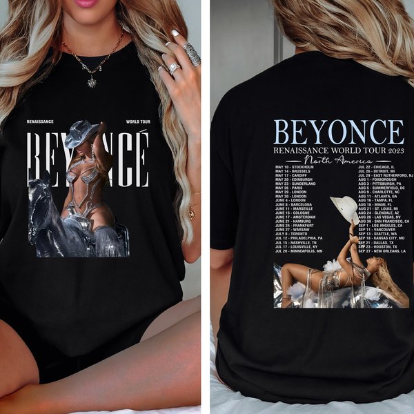 Beyonc Renaissance World Tour Tee, Beyonce Concert Fan Shirt,-image