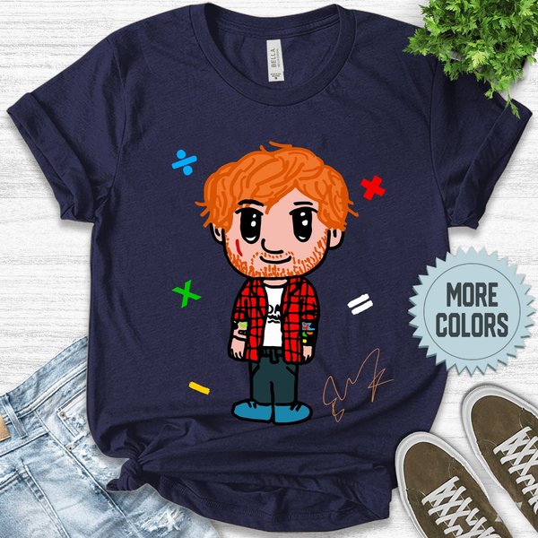 Funny Sheeran Shirt, The Mathematics Tour Shirt, Ed Shee Concert Shirt-image