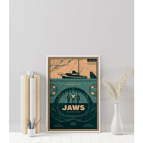 Jaws Poster - Jaws - Steven Spielberg - Movie Poster-image