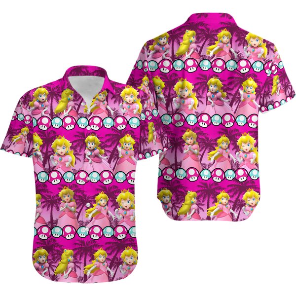 Princess Peach Shirt, Super Mario Shirt, Mario Games Shirts-image