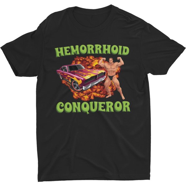 Hemorrhoid Conqueror, Weird Shirt, Specific Shirt-image