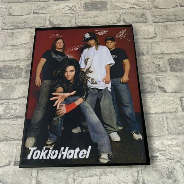 Rock Band Tokio Hotel Poster, Vintage German Music Band Tokio Hotel Poster-image