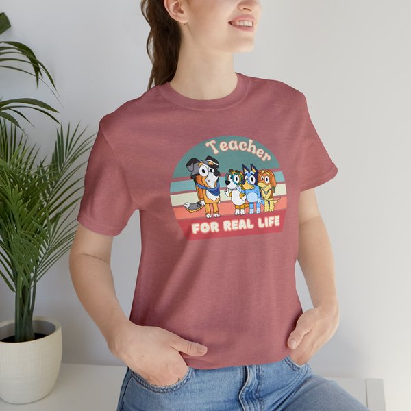 Blueydad Teacher Fr Life With Calypso Shirt-image