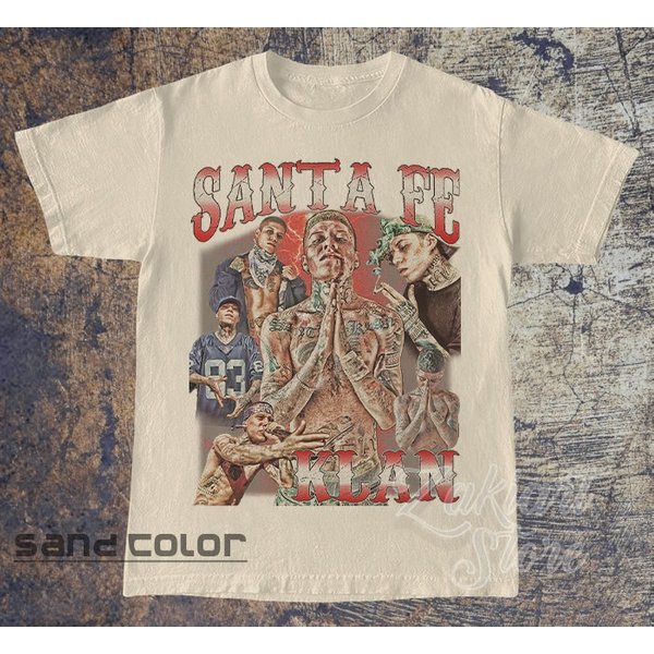 Santa Fe Klan Tshirt, Santa Fe Klan Rap Hip Hop Vintage Clothing-image