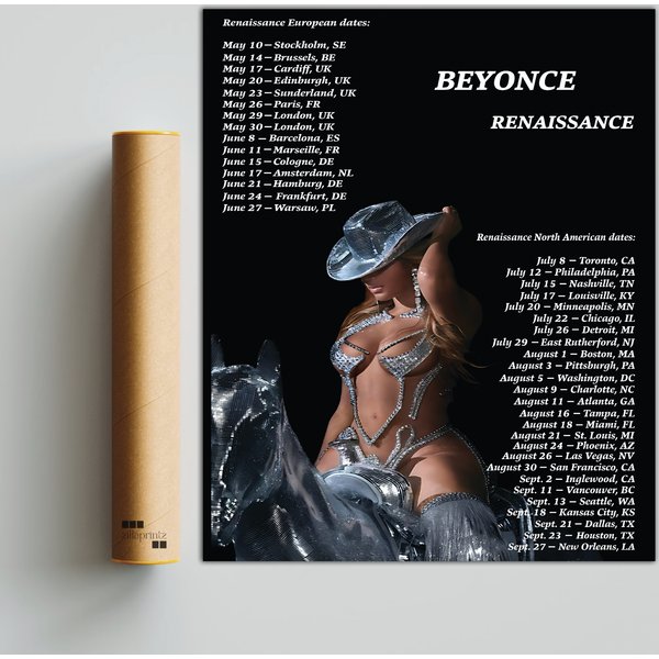 Beyonce - Renaissance Tour, World 2023 Poster