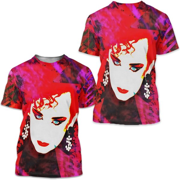 Boy George 3D Printed T Shirt-image