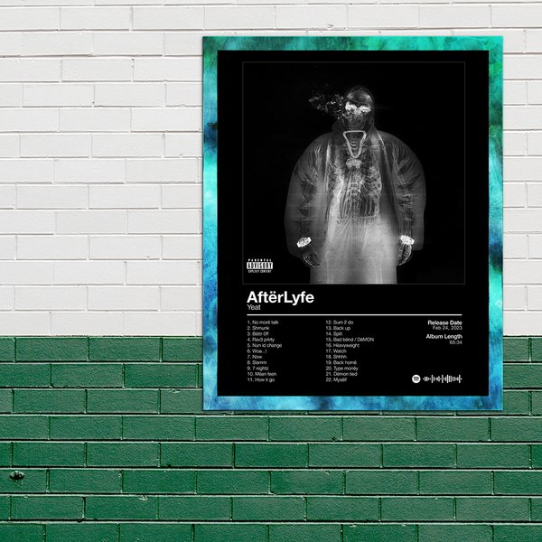 Yeat - Afterlyfe - Album Cover Poster-image