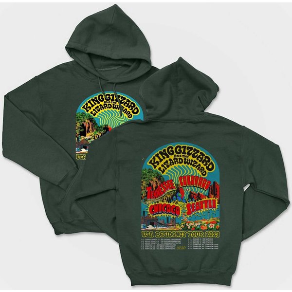 King Gizzard Usa Residency Tour Shirt, King Gizzard And The Lizard Wizard Merch Hoodie-image