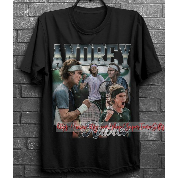 Andrey Rublev 90S Graphic Tee, Andrey Rublev 90S Bootleg Shirt-image