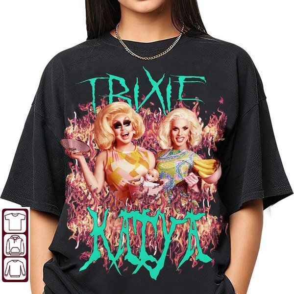 Trixie And Katya Metal Merch, Trixie And Katya Shirt-image
