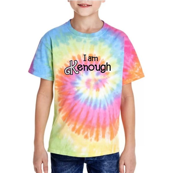 Kids I Am Kenough T-Shirt Tie-Dye Kenough-image