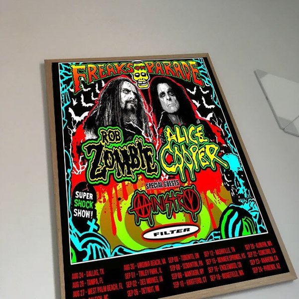 Rob Zombie Announces Freaks Tour 2023 Poster-image