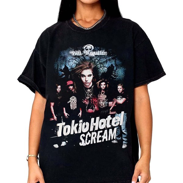 Tokio Hotel Scream German Rock Metal Band T-Shirt-image