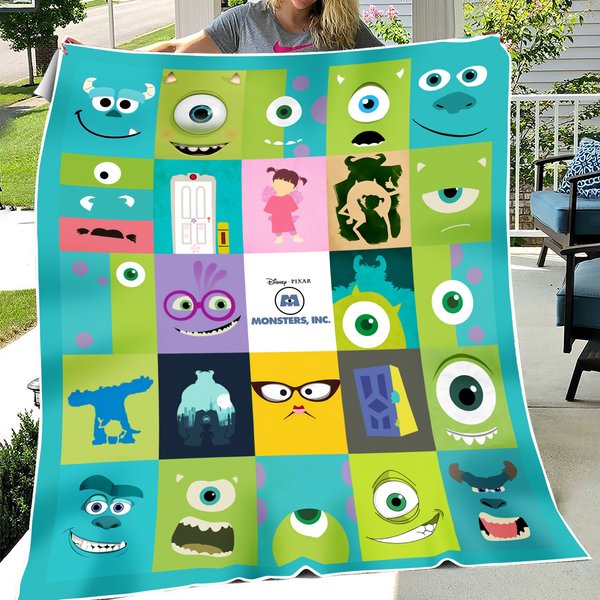 Personalized Monster University Fleece Blanket-image