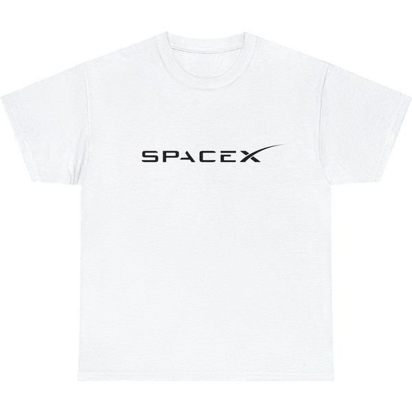 Spacex, Space X, Elon Musk Unisex Heavy Cotton Tee, T-Shirt-image