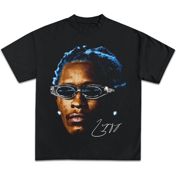 Young Thug T-Shirt, Rap Tee Concert Merch Free Thugger Slime Season-image