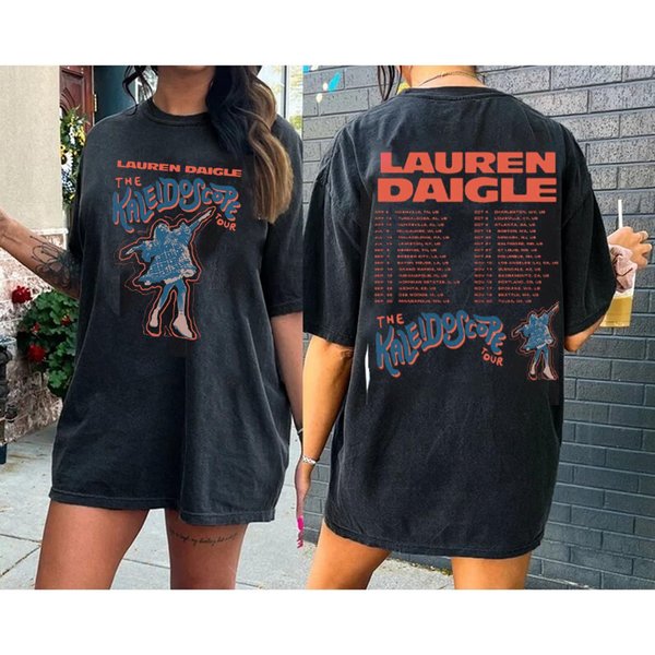 Premium Lauren Daigle 2023 Tour Thank God I Do Shirt, Lauren Daigle Tour Concert Double Sided Shirt-image