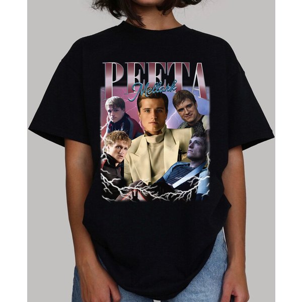 Peeta Mellark Merch T-Shirt, Hunger Games Book T-Shirt-image
