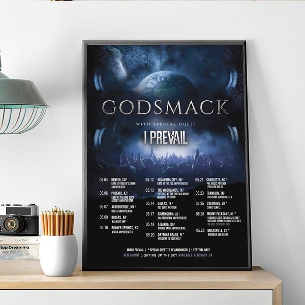 Godsmack Band Tour 2023 Poster-image